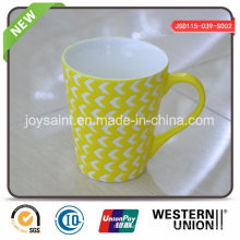 Venda quente de seda-impresso caneca cerâmica (JSD115-039-S002)